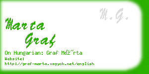 marta graf business card